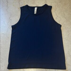 Athleta Dark Blue Perforated Top